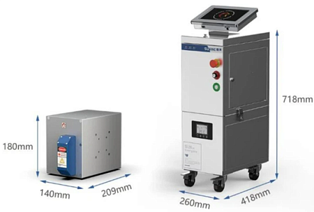 Лазерный маркировочной принтер Sunine UV Laser 5W, компактный TTO тип